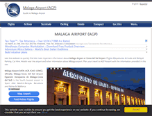Tablet Screenshot of airport-malaga.com
